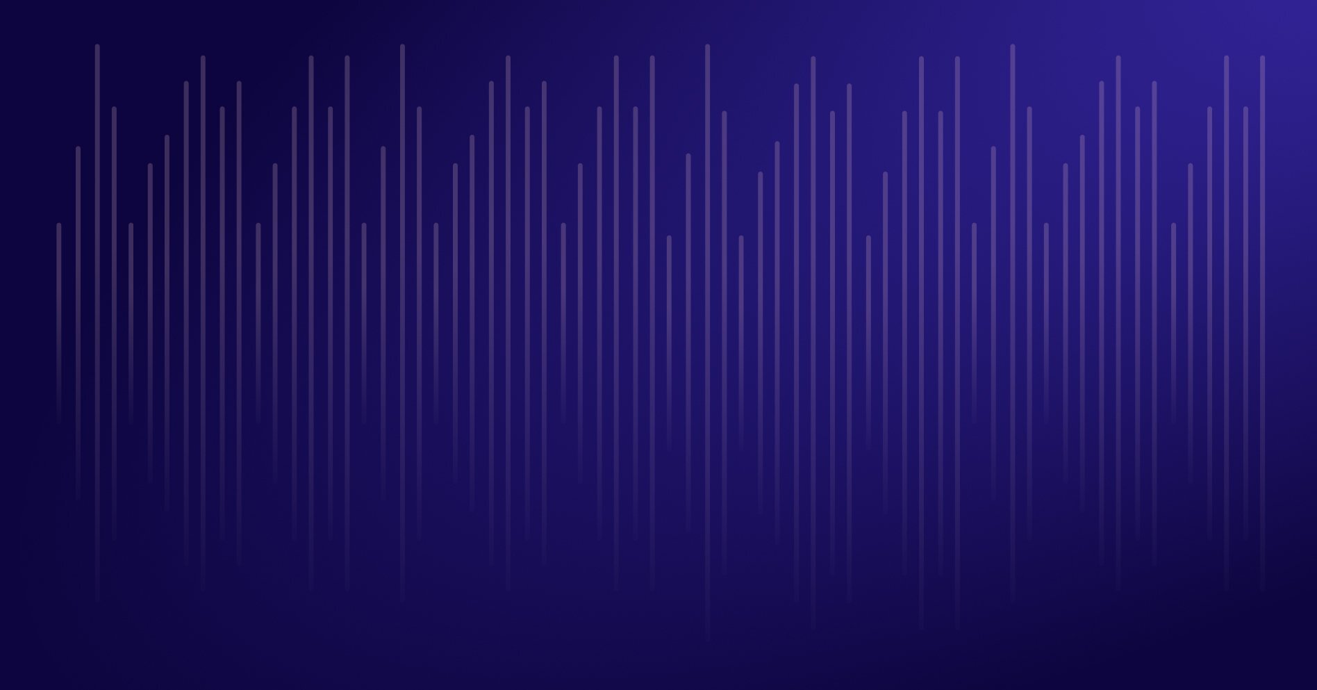 Abstract soundwave graphic in shades of blue, symbolizing VoApps' innovative communication solutions in the accounts receivable management industry.