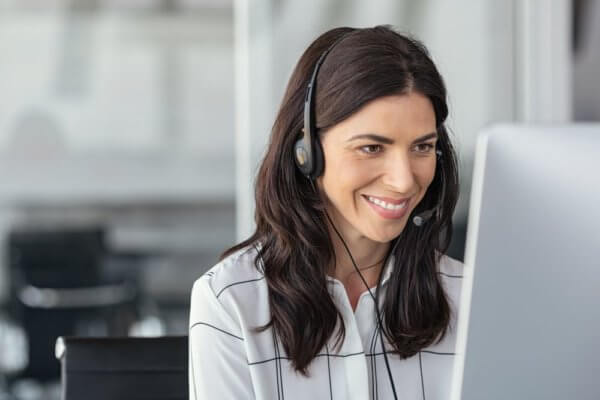 woman using call automation